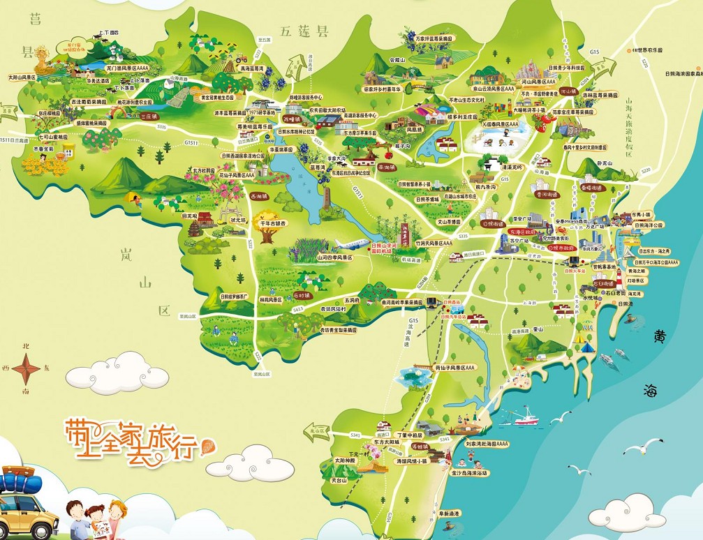 渭南景区使用手绘地图给景区能带来什么好处？